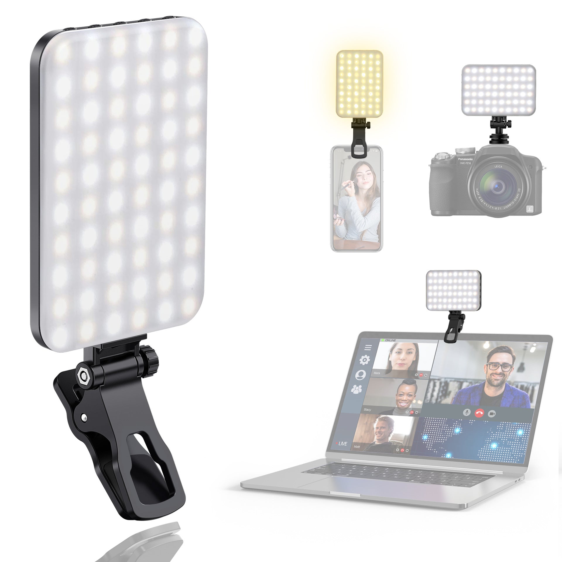 Mobile light lamps, live broadcast light lights, selfie light artifacts, portable beauty lights, anchor photography lights, light lights, for video blog equipment, for vacation equipment, selfie lights with front and rear mobile phones